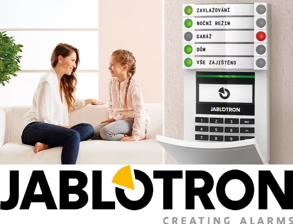 Návrh a montáž alarmů Jablotron. Realizace byla provedena Markem Svobodou s přezdívkou Saxon | Marek Svoboda & saxondvb.cz